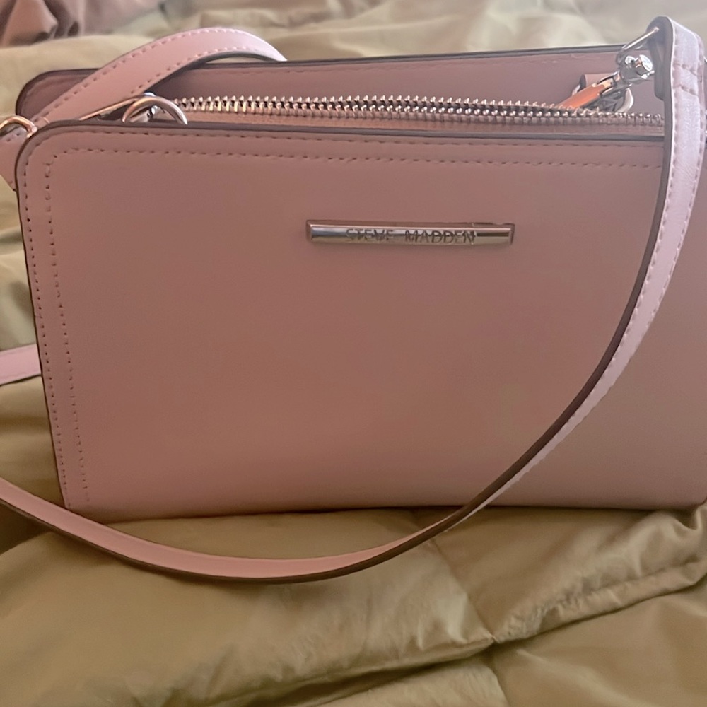 Steve Madden Bag. Dust/pink Like New